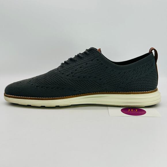 Cole Haan Mens Original Grand Stitchlite Wingtip Oxfords Magnet C27961 Size 11.5 - Picture 8 of 11